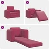 Sofa lova Vyno raudona 98 x 71 x 83 cm Aksomas