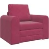 Sofa lova Vyno raudona 98 x 71 x 83 cm Aksomas