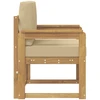 Lauko sofa Poliesteris Balta ir Bežė