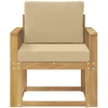 Lauko sofa Poliesteris Balta ir Bežė
