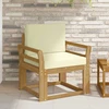 Lauko sofa Poliesteris Balta ir kreminė
