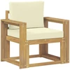 Lauko sofa Poliesteris Balta ir kreminė