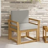 Lauko sofa Poliesteris Balta ir šviesiai pilka