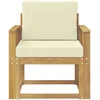 Lauko sofa Poliesteris Balta ir kreminė