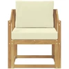 Lauko sofa Poliesteris Balta ir kreminė