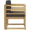 Lauko sofa Poliesteris Balta ir antracito