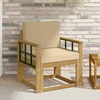 Lauko sofa Poliesteris Balta ir Bežė