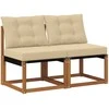 2 Vienetas Lauko vidurinė sofa