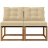 2 Vienetas Lauko vidurinė sofa