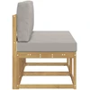 Lauko Vidurinis Sofa 2 vnt. 2 vietos Kietos akacijos mediena