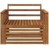 2 Vienetas Lauko sofa Natūrali