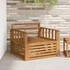 2 Vienetas Lauko sofa Natūrali