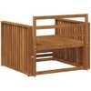 2 Vienetas Lauko sofa Natūrali