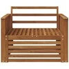 2 Vienetas Lauko sofa Natūrali