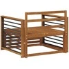 2 Vienetas Lauko sofa Natūrali