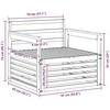 2 vnt. Lauko sofa Natūrali
