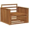 2 Vienetas Lauko sofa Natūrali