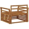 2 Vienetas Lauko sofa Natūrali