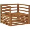 2 vnt. Lauko sofa Natūrali
