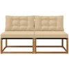 2 Vienetas Lauko Vidurinis Sofa