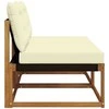 2 Vienetas Lauko Vidurinis Sofa