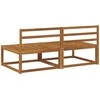 2 Vienetas Lauko Vidurinis Sofa Natūrali 158 x 83 x 73 cm