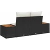 Sodo sofa Juoda 184 x 62 x 85cm poliratanas