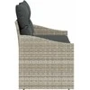 Sodo sofa su pagalve 123 x 62 x 69 cm poliratanas