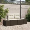Sodo sofa su pagalve Ruda 184 x 62 x 69 cm poliratanas