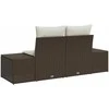 Sodo sofa su pagalve Ruda 184 x 62 x 69 cm poliratanas