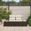 Sodo sofa su pagalve Ruda 184 x 62 x 69 cm poliratanas