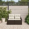 Sodo sofa su pagalve 123 x 62 x 69 cm poliratanas