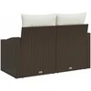 Sodo sofa su pagalve 123 x 62 x 69 cm poliratanas