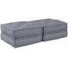 Modulinė sofa 2 pcs Pilka 140 x 70 x 36 cm Audinys