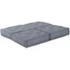 Modulinė sofa 2 pcs Pilka 140 x 70 x 36 cm Audinys