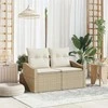 Sodo sofa su pagalve 123 x 62 x 69 cm poliratanas