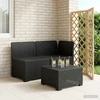 2-Vietis Sodo Sofas, Atrodo kaip Ratano 2 vietos PP Antracito
