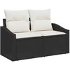 Sodo sofa su pagalve 123 x 62 x 69 cm poliratanas