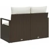 Sodo sofa su pagalve su saugykla 120 x 62 x 69 cm poliratanas