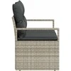Sodo sofa su pagalve su saugykla 120 x 62 x 69 cm poliratanas