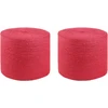 2 vnt. 2 mm Raudona 100% Tossa jutas