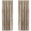 Aksominio tipo užuolaidos 2 pcs šampano 260 x 140 cm Aksomas
