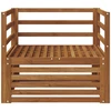 2 vnt. Lauko sofa Natūrali