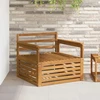 2 vnt. Lauko sofa Natūrali