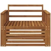 2 vnt. Lauko sofa Natūrali
