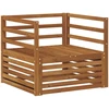 2 vnt. Lauko sofa Natūrali