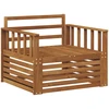 2 vnt. Lauko sofa Natūrali