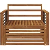 2 vnt. Lauko sofa Natūrali