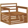 2 vnt. Lauko sofa Natūrali