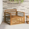 2 vnt. Lauko sofa Natūrali
